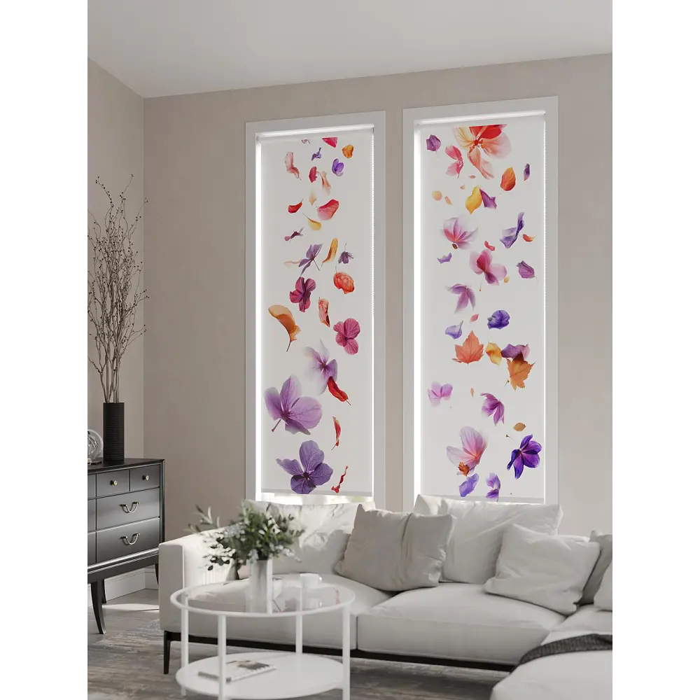 Фото 3 Рулонная штора At home Фрезис AT777663 57x170 см цвет белый/розовый/оранжевый/фиолетовый Фото 3 Рулонная штора At home Фрезис AT777663 57x170 см цвет белый/розовый/оранжевый/фиолетовый