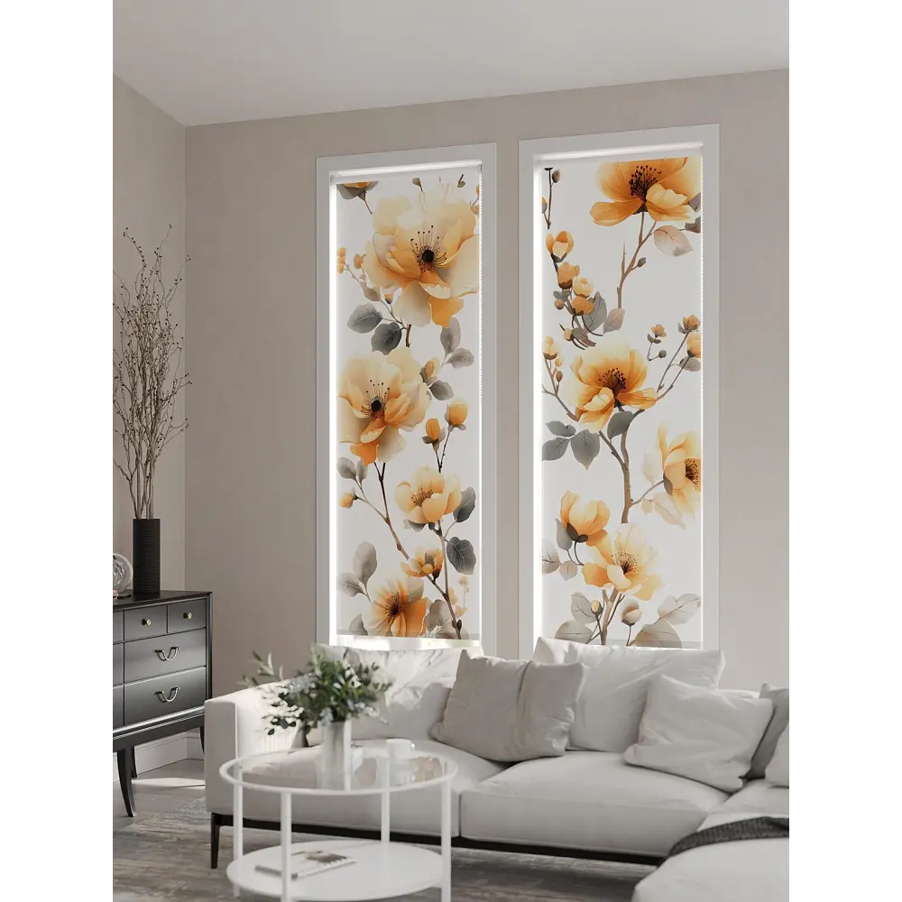 Фото 3 Рулонная штора At home Фрезис AT777658 57x170 см цвет бежевый/серый/оранжевый Фото 3 Рулонная штора At home Фрезис AT777658 57x170 см цвет бежевый/серый/оранжевый