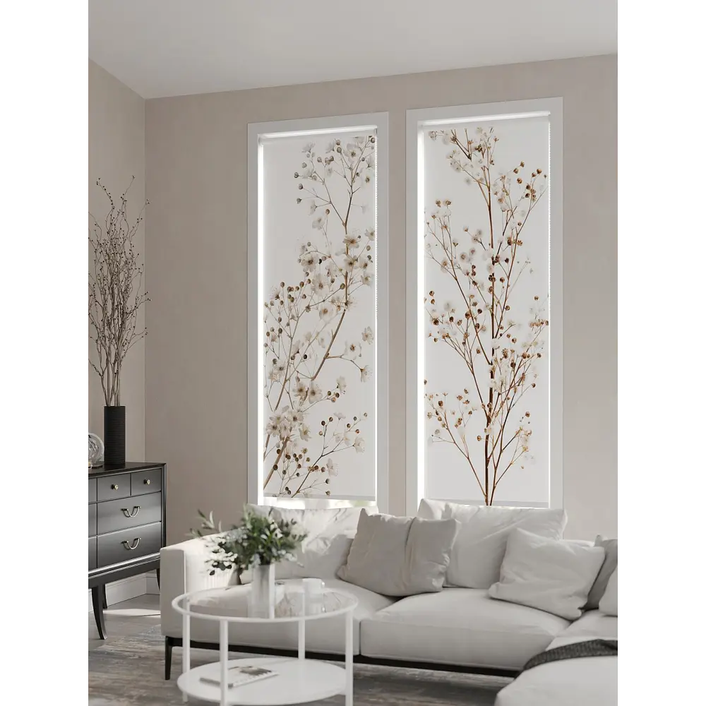 Фото 3 Рулонная штора At home Фрезис AT777653 57x170 см цвет бежевый/белый/коричневый Фото 3 Рулонная штора At home Фрезис AT777653 57x170 см цвет бежевый/белый/коричневый