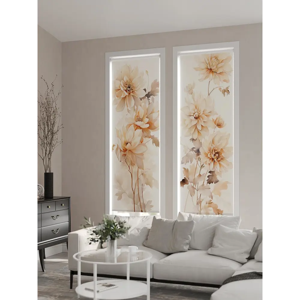 Фото 3 Рулонная штора At home Фрезис AT777647 57x170 см цвет бежевый/оранжевый Фото 3 Рулонная штора At home Фрезис AT777647 57x170 см цвет бежевый/оранжевый