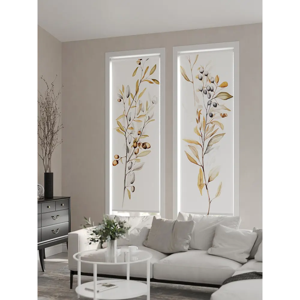 Фото 3 Рулонная штора At home Фрезис AT777641 57x170 см цвет бежевый/белый/коричневый Фото 3 Рулонная штора At home Фрезис AT777641 57x170 см цвет бежевый/белый/коричневый