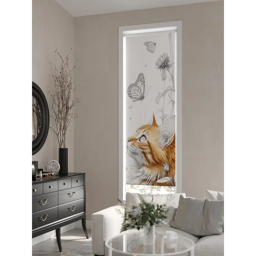 Фото 5 Рулонная штора At home Фрезис AT777806 57x170 см цвет бежевый/белый/серый/оранжевый Фото 5 Рулонная штора At home Фрезис AT777806 57x170 см цвет бежевый/белый/серый/оранжевый