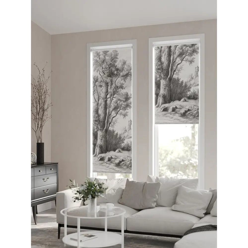 Фото 7 Рулонная штора At home Фрезис AT777809 57x170 см цвет белый/серый Фото 7 Рулонная штора At home Фрезис AT777809 57x170 см цвет белый/серый