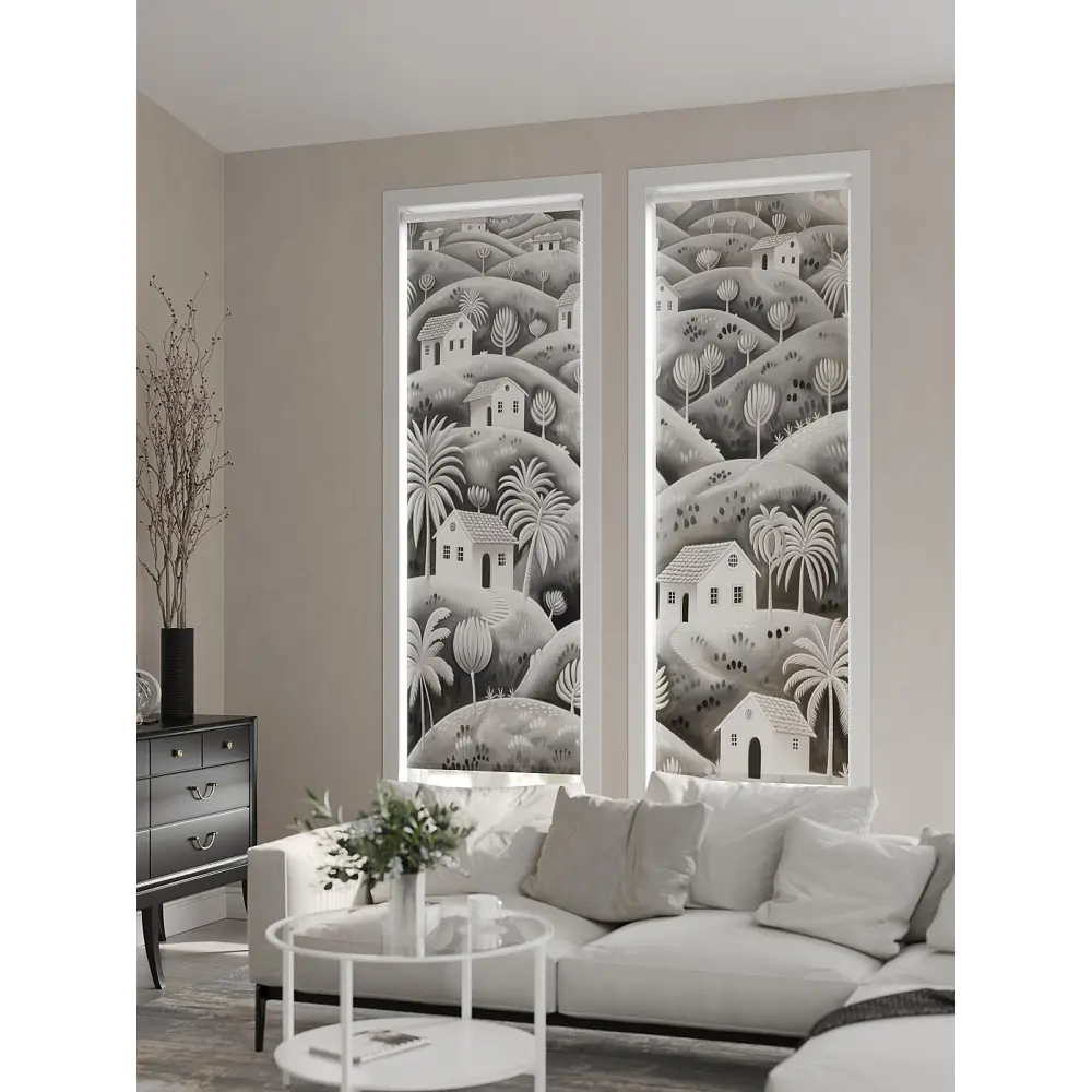 Фото 3 Рулонная штора At home Фрезис AT777792 57x170 см цвет бежевый/серый Фото 3 Рулонная штора At home Фрезис AT777792 57x170 см цвет бежевый/серый