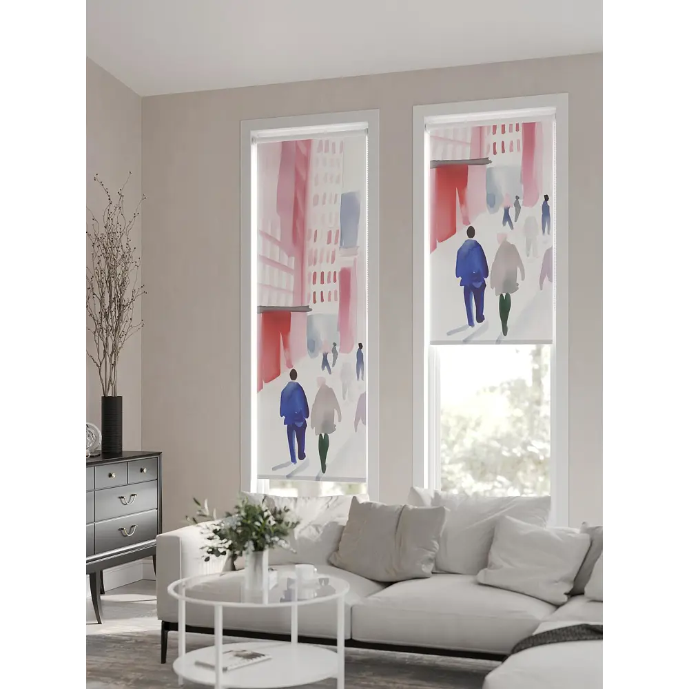 Фото 7 Рулонная штора At home Фрезис 57x170 см цвет бежевый/белый/синий/розовый Фото 7 Рулонная штора At home Фрезис 57x170 см цвет бежевый/белый/синий/розовый