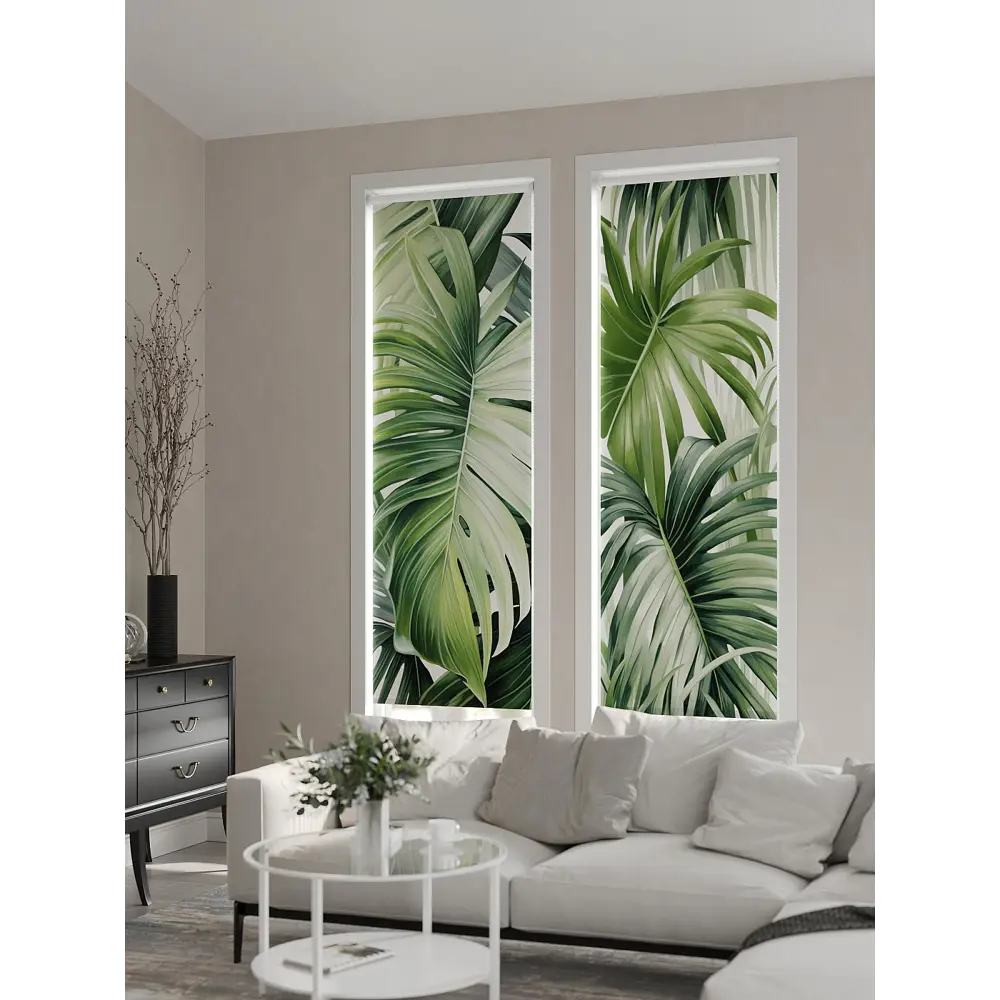 Фото 3 Рулонная штора At home Фрезис AT777749 57x170 см цвет бежевый/зеленый Фото 3 Рулонная штора At home Фрезис AT777749 57x170 см цвет бежевый/зеленый