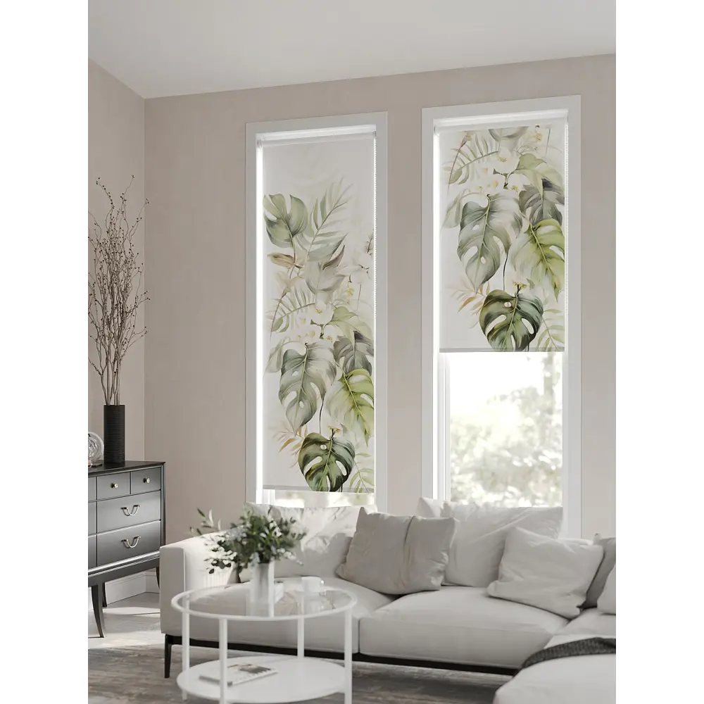 Фото 7 Рулонная штора At home Фрезис AT777735 57x170 см цвет бежевый/зеленый Фото 7 Рулонная штора At home Фрезис AT777735 57x170 см цвет бежевый/зеленый