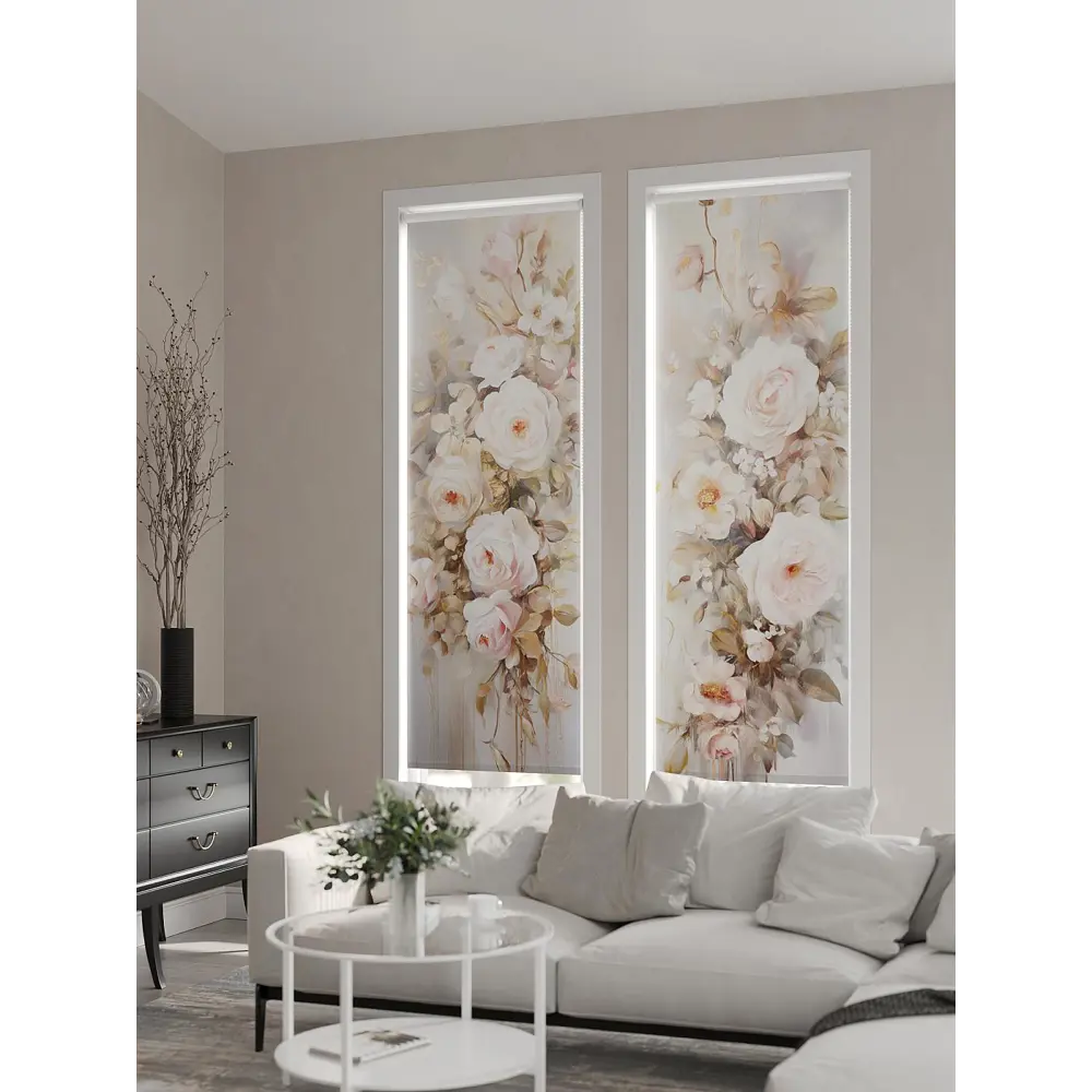 Фото 3 Рулонная штора At home Фрезис AT777727 57x170 см цвет бежевый/коричневый/розовый Фото 3 Рулонная штора At home Фрезис AT777727 57x170 см цвет бежевый/коричневый/розовый