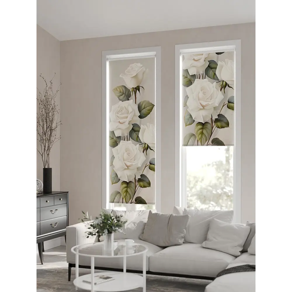 Фото 7 Рулонная штора At home Фрезис AT777729 57x170 см цвет бежевый/белый/зеленый Фото 7 Рулонная штора At home Фрезис AT777729 57x170 см цвет бежевый/белый/зеленый