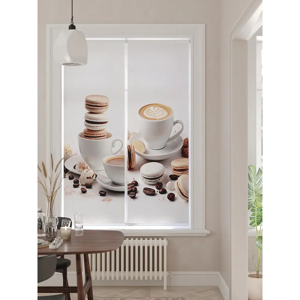 Фото 3 Рулонная штора At home Фрезис AT777876 57x170 см цвет бежевый/белый/коричневый Фото 3 Рулонная штора At home Фрезис AT777876 57x170 см цвет бежевый/белый/коричневый