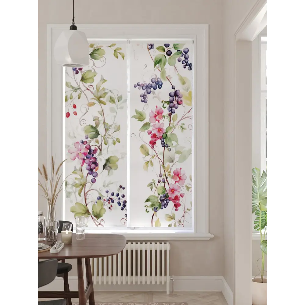 Фото 3 Рулонная штора At home Фрезис AT777868 57x170 см цвет бежевый/зеленый/розовый/фиолетовый Фото 3 Рулонная штора At home Фрезис AT777868 57x170 см цвет бежевый/зеленый/розовый/фиолетовый