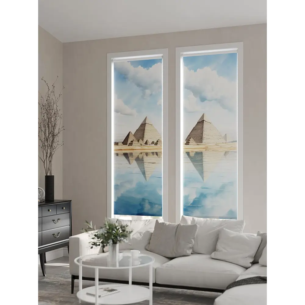 Фото 3 Рулонная штора At home Фрезис AT777845 57x170 см цвет бежевый/белый/синий Фото 3 Рулонная штора At home Фрезис AT777845 57x170 см цвет бежевый/белый/синий