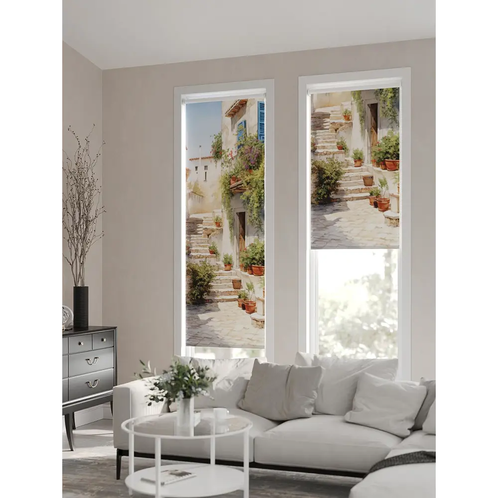 Фото 7 Рулонная штора At home Фрезис AT777849 57x170 см цвет бежевый/коричневый/зеленый Фото 7 Рулонная штора At home Фрезис AT777849 57x170 см цвет бежевый/коричневый/зеленый