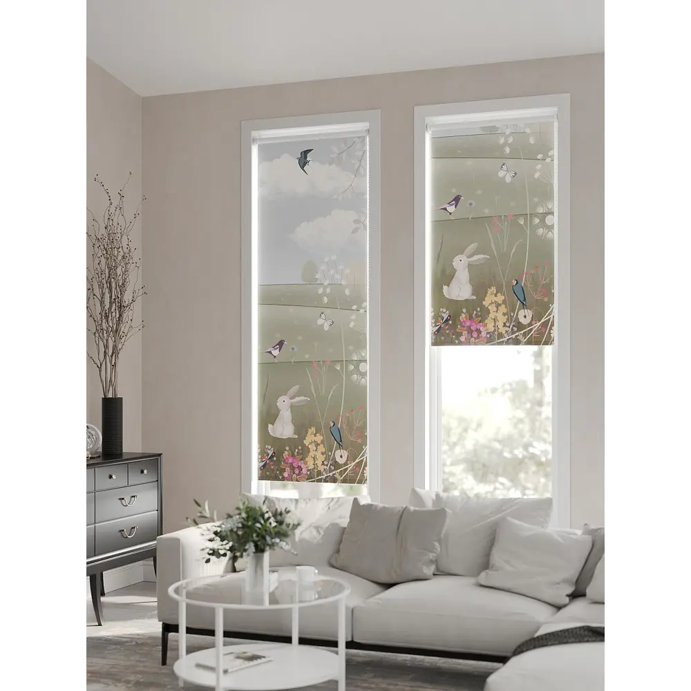 Фото 7 Рулонная штора At home Фрезис AT777830 57x170 см цвет бежевый/зеленый/серый Фото 7 Рулонная штора At home Фрезис AT777830 57x170 см цвет бежевый/зеленый/серый