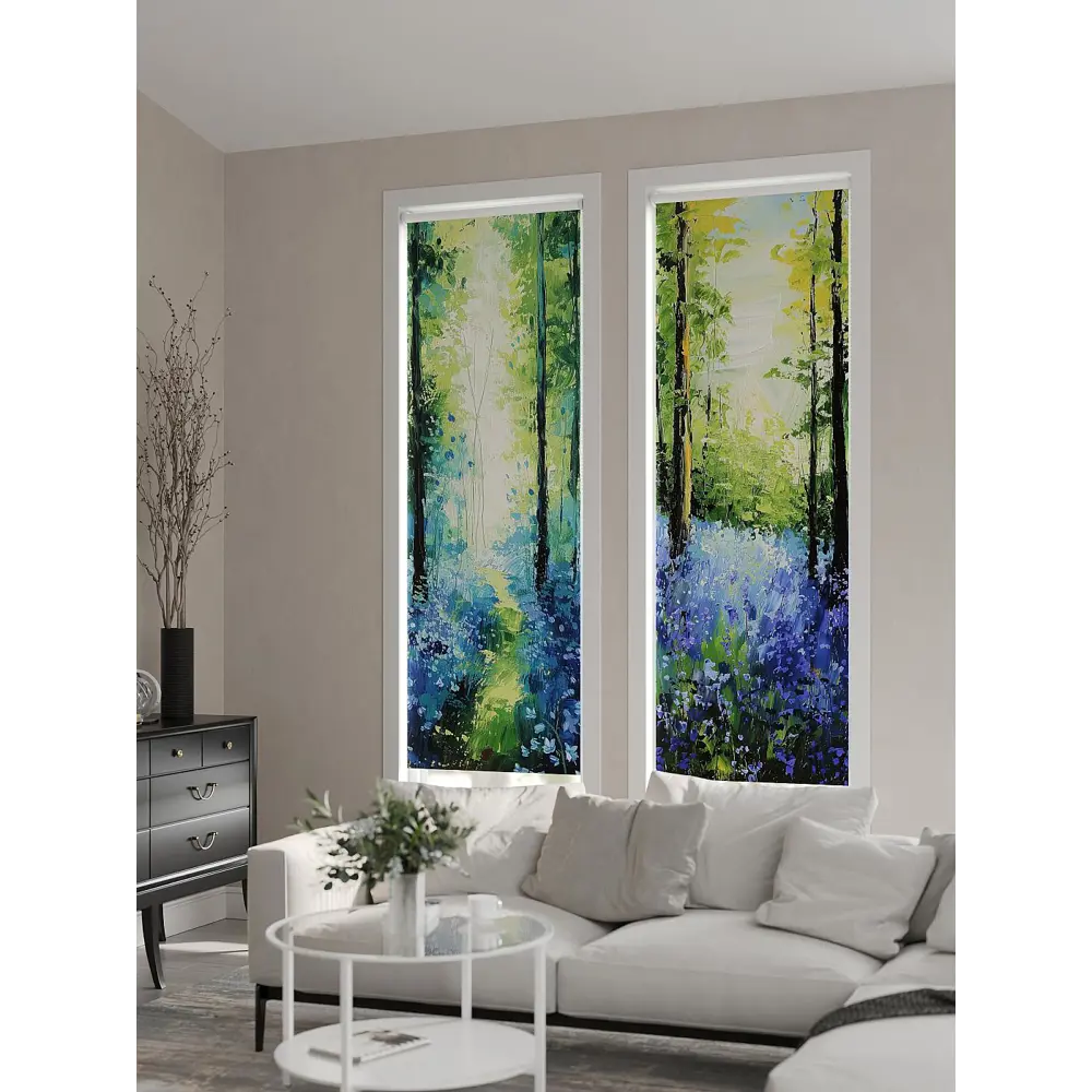 Фото 3 Рулонная штора At home Фрезис 57x170 см цвет коричневый/зеленый/синий Фото 3 Рулонная штора At home Фрезис 57x170 см цвет коричневый/зеленый/синий