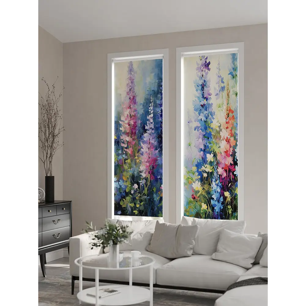 Фото 3 Рулонная штора At home Фрезис 57x170 см цвет бежевый/зеленый/синий/розовый/фиолетовый Фото 3 Рулонная штора At home Фрезис 57x170 см цвет бежевый/зеленый/синий/розовый/фиолетовый