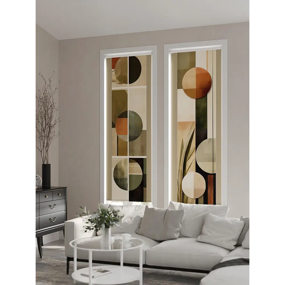 Фото 3 Рулонная штора At home Фрезис AT777580 57x170 см цвет бежевый/коричневый/зеленый Фото 3 Рулонная штора At home Фрезис AT777580 57x170 см цвет бежевый/коричневый/зеленый
