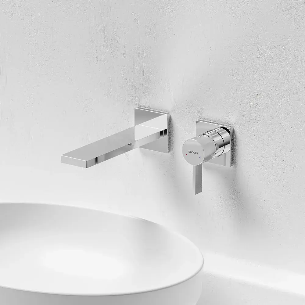Фото 3 Смеситель для раковины SANCOS Linn SC9021CHc внутренней частью хром Фото 3 Смеситель для раковины SANCOS Linn SC9021CHc внутренней частью хром