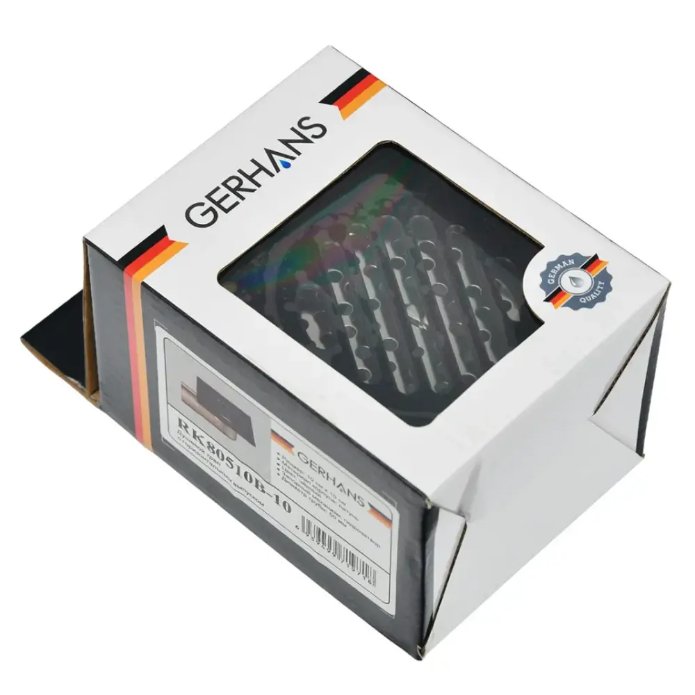 Фото Трап для душа Gerhans K80510B-10 мокрый затвор 10x10 см нержавеющая сталь Фото Трап для душа Gerhans K80510B-10 мокрый затвор 10x10 см нержавеющая сталь