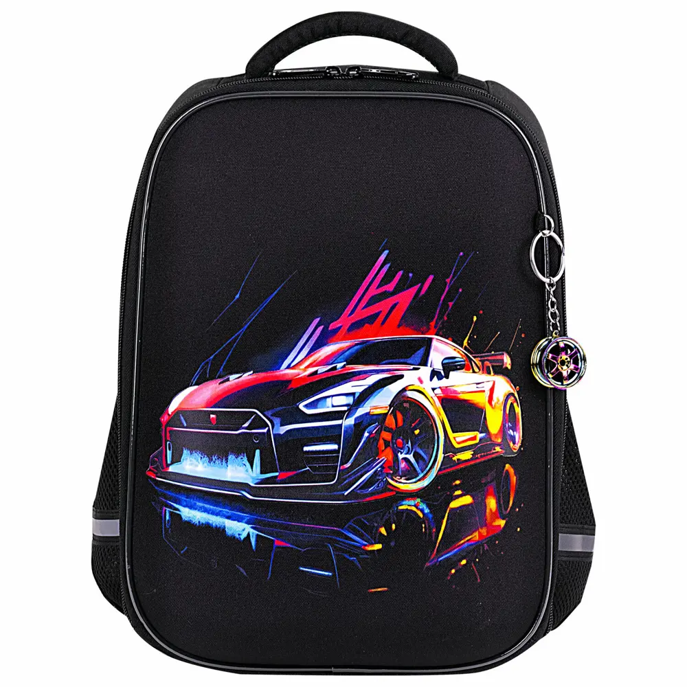 Фото 3 Рюкзак Brauberg Light Neon drift 26x36x13 см эва цвет черный Фото 3 Рюкзак Brauberg Light Neon drift 26x36x13 см эва цвет черный