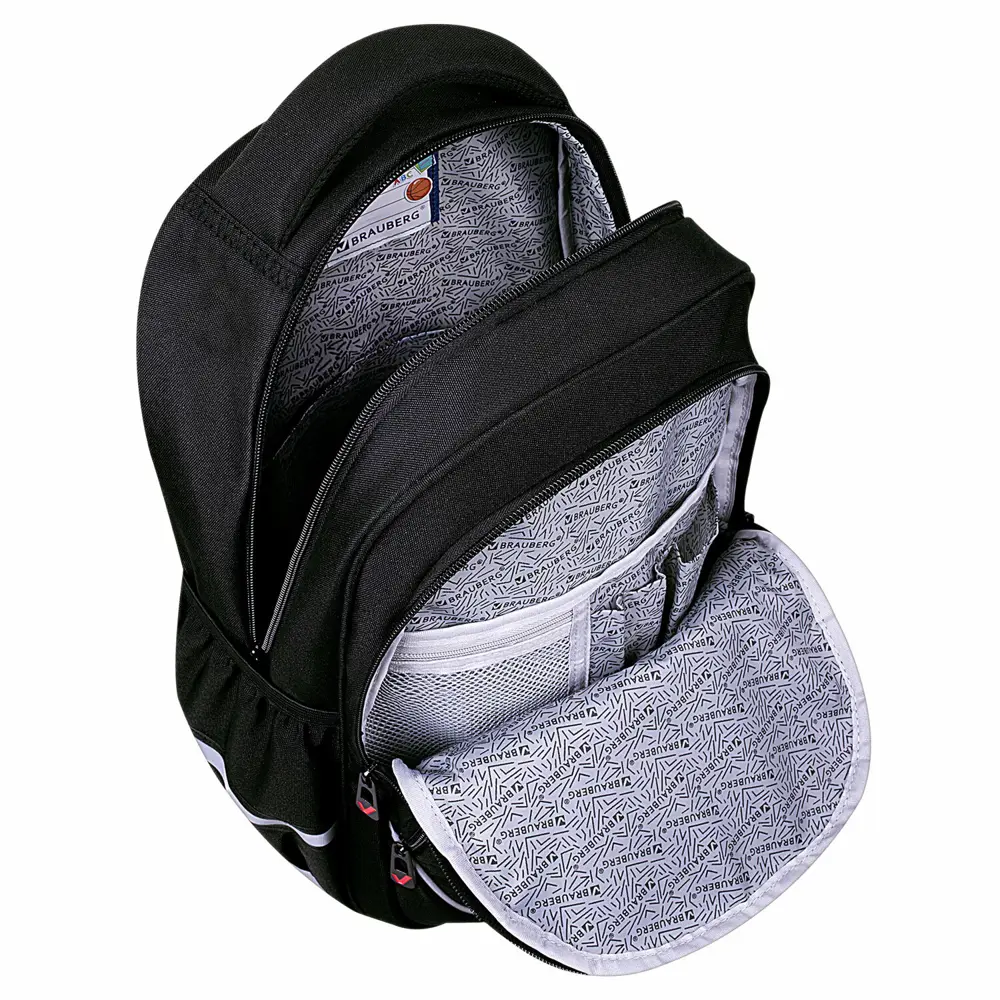 Фото 6 Рюкзак Brauberg Motion Calm capy 28x41x17 см нейлон цвет черный Фото 6 Рюкзак Brauberg Motion Calm capy 28x41x17 см нейлон цвет черный
