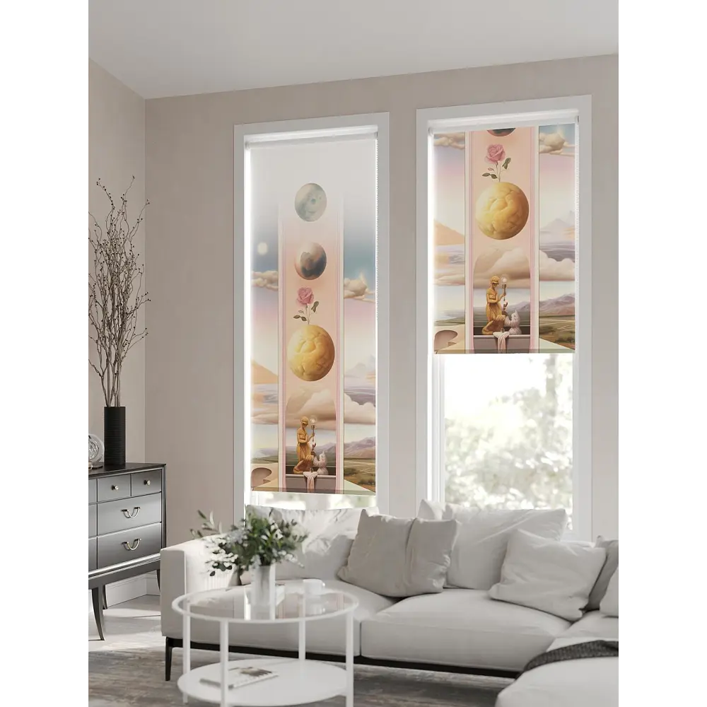 Фото 2 Рулонная штора At Home Нертонс AT770049068, 68x170 см, цвет разноцветный Фото 2 Рулонная штора At Home Нертонс AT770049068, 68x170 см, цвет разноцветный