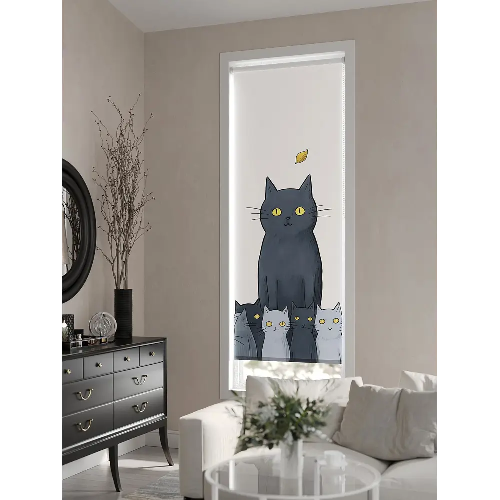Фото 8 Рулонная штора At Home Нертонс AT770114068, 68x170 см, цвет разноцветный Фото 8 Рулонная штора At Home Нертонс AT770114068, 68x170 см, цвет разноцветный
