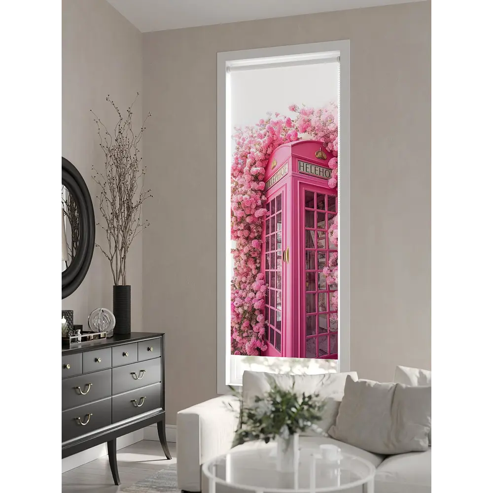Фото 7 Рулонная штора At Home Нертонс AT770158068, 68x170 см, цвет белый, розовый Фото 7 Рулонная штора At Home Нертонс AT770158068, 68x170 см, цвет белый, розовый