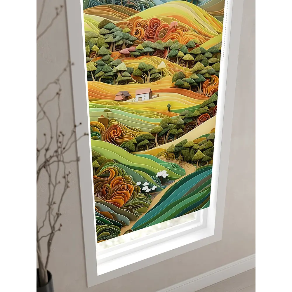 Фото Рулонная штора At Home Флордо AT770160057, 57x170 см, цвет разноцветный Фото Рулонная штора At Home Флордо AT770160057, 57x170 см, цвет разноцветный
