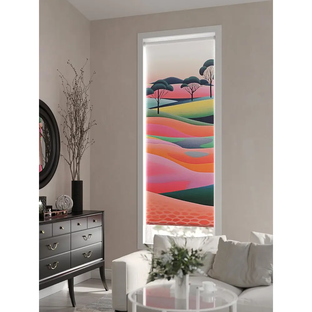 Фото 8 Рулонная штора At Home Флордо AT770111057, 57x170 см, цвет разноцветный