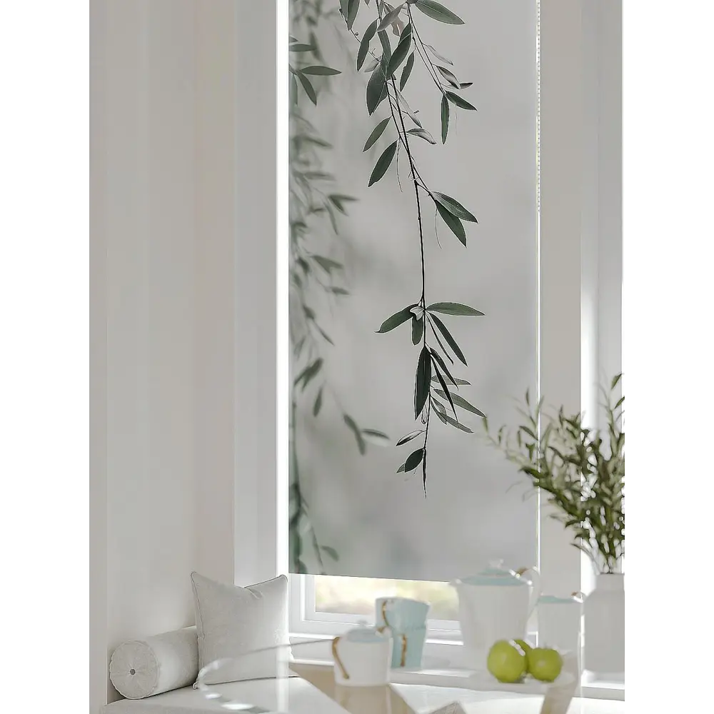 Фото 5 Рулонная штора блэкаут At Home Лунмикс AT774509068, 68x170 см, цвет зеленый, серый Фото 5 Рулонная штора блэкаут At Home Лунмикс AT774509068, 68x170 см, цвет зеленый, серый