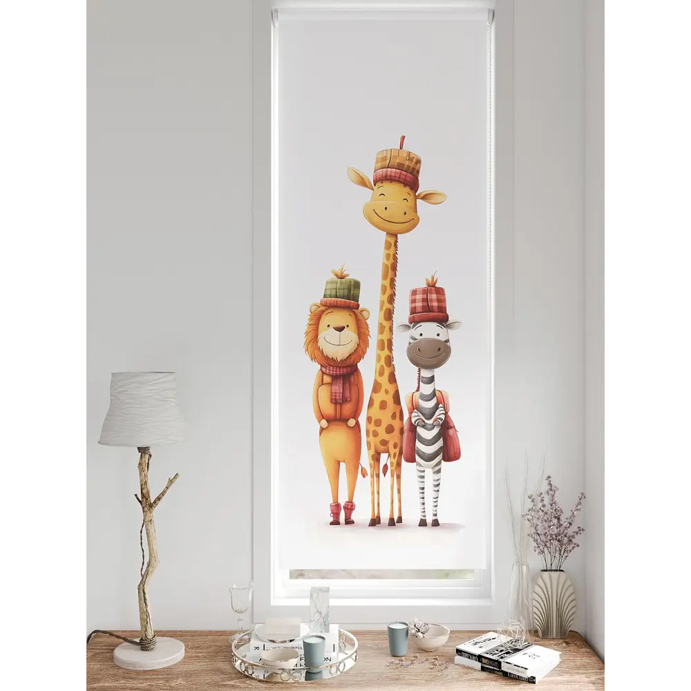 Фото 3 Рулонная штора блэкаут At Home Федера AT774710, 62x170 см, цвет белый, разноцветный Фото 3 Рулонная штора блэкаут At Home Федера AT774710, 62x170 см, цвет белый, разноцветный