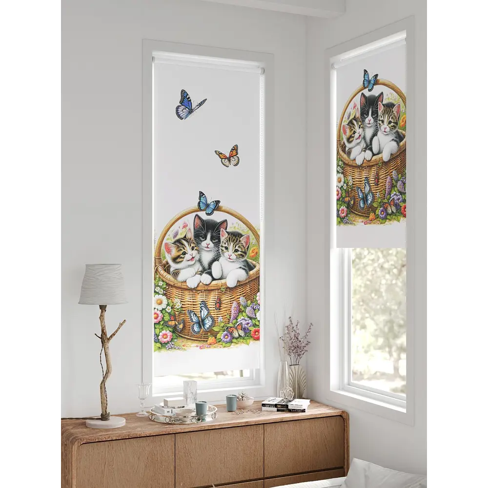 Фото Рулонная штора блэкаут At Home Федера AT774746, 62x170 см, цвет разноцветный Фото Рулонная штора блэкаут At Home Федера AT774746, 62x170 см, цвет разноцветный