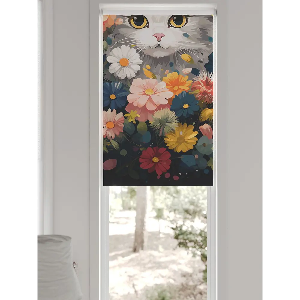 Фото 6 Рулонная штора блэкаут At Home Федера AT774748, 62x170 см, цвет разноцветный