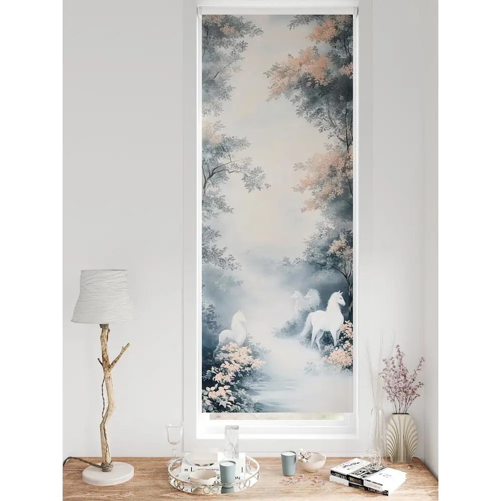 Фото 8 Рулонная штора блэкаут At Home Федера AT774564, 62x170 см, цвет разноцветный