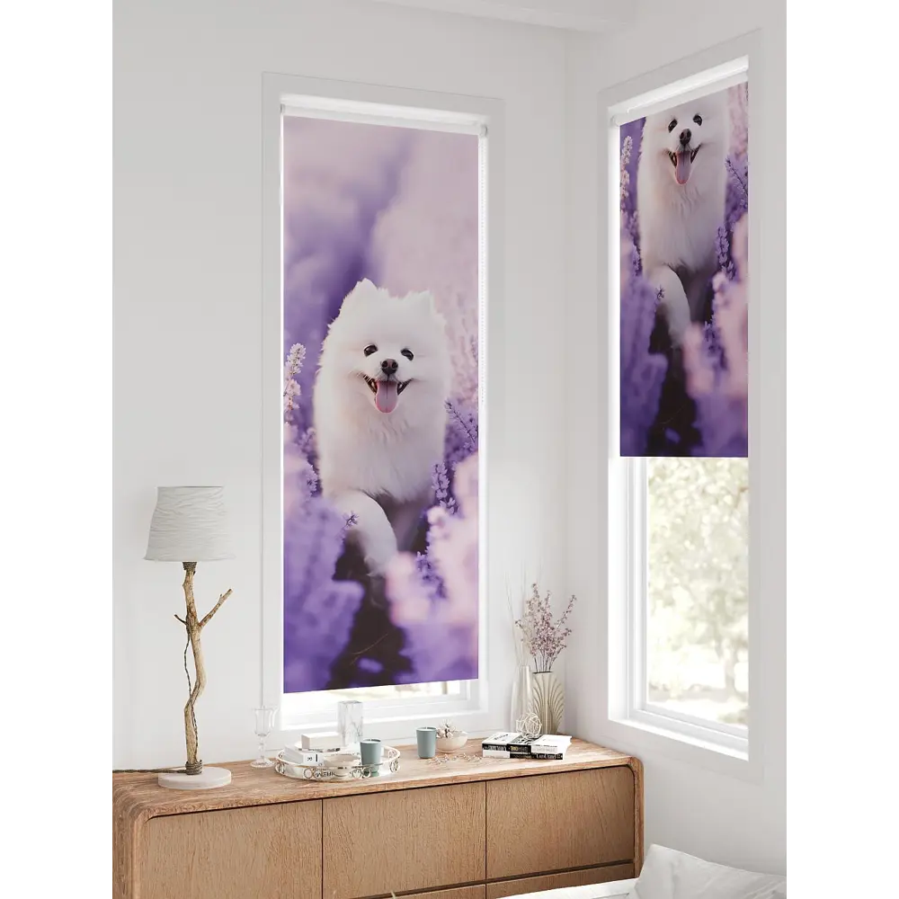 Фото 3 Рулонная штора блэкаут At Home Федера AT774658, 62x170 см, цвет разноцветный