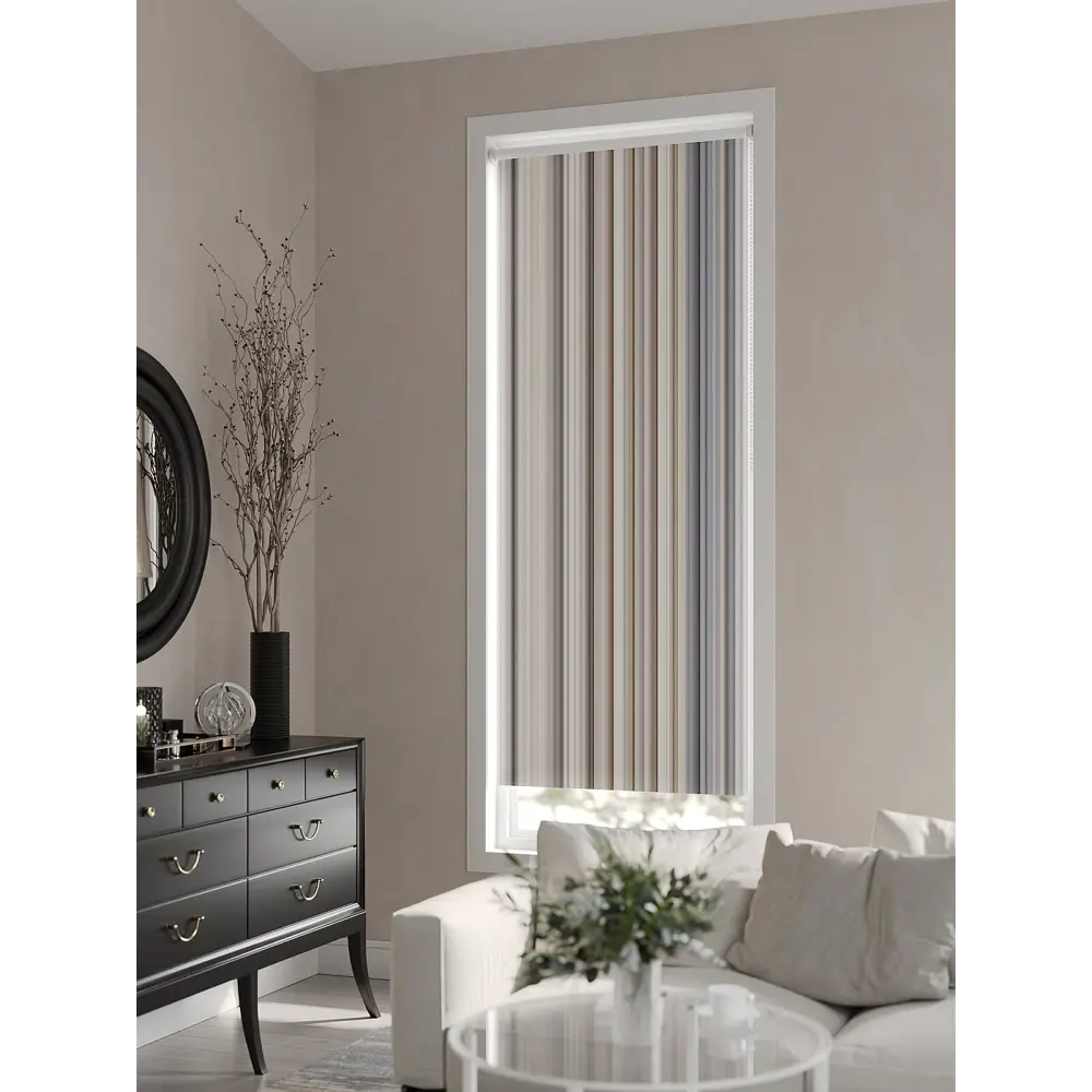 Фото 5 Рулонная штора At Home Лирикас AT782253068, 68x170 см, цвет бежевый, серый