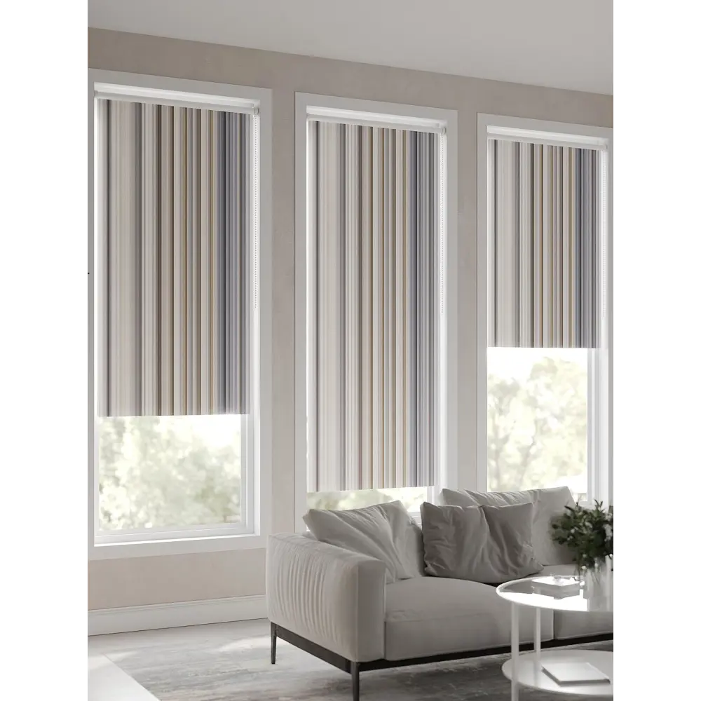 Фото Рулонная штора At Home Лирикас AT782253068, 68x170 см, цвет бежевый, серый