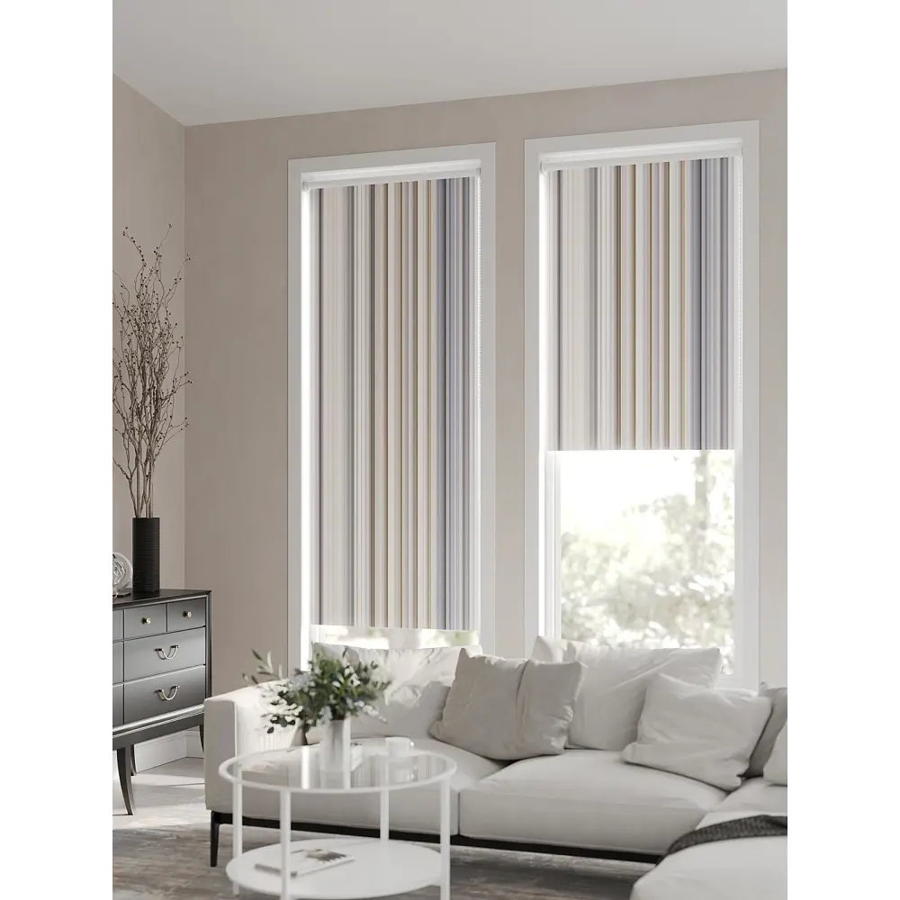 Фото 8 Рулонная штора At Home Лирикас AT782253068, 68x170 см, цвет бежевый, серый