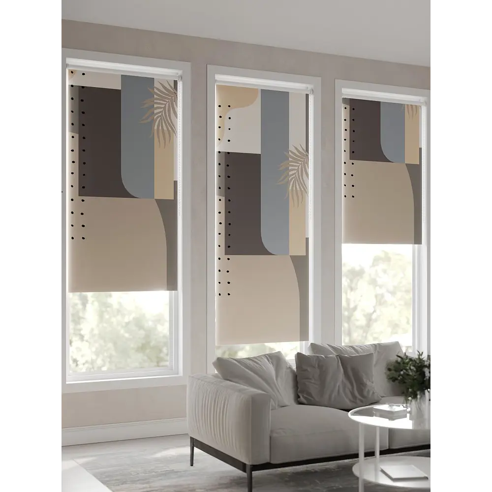 Фото 4 Рулонная штора At Home Лирикас AT782255068, 68x170 см, цвет разноцветный