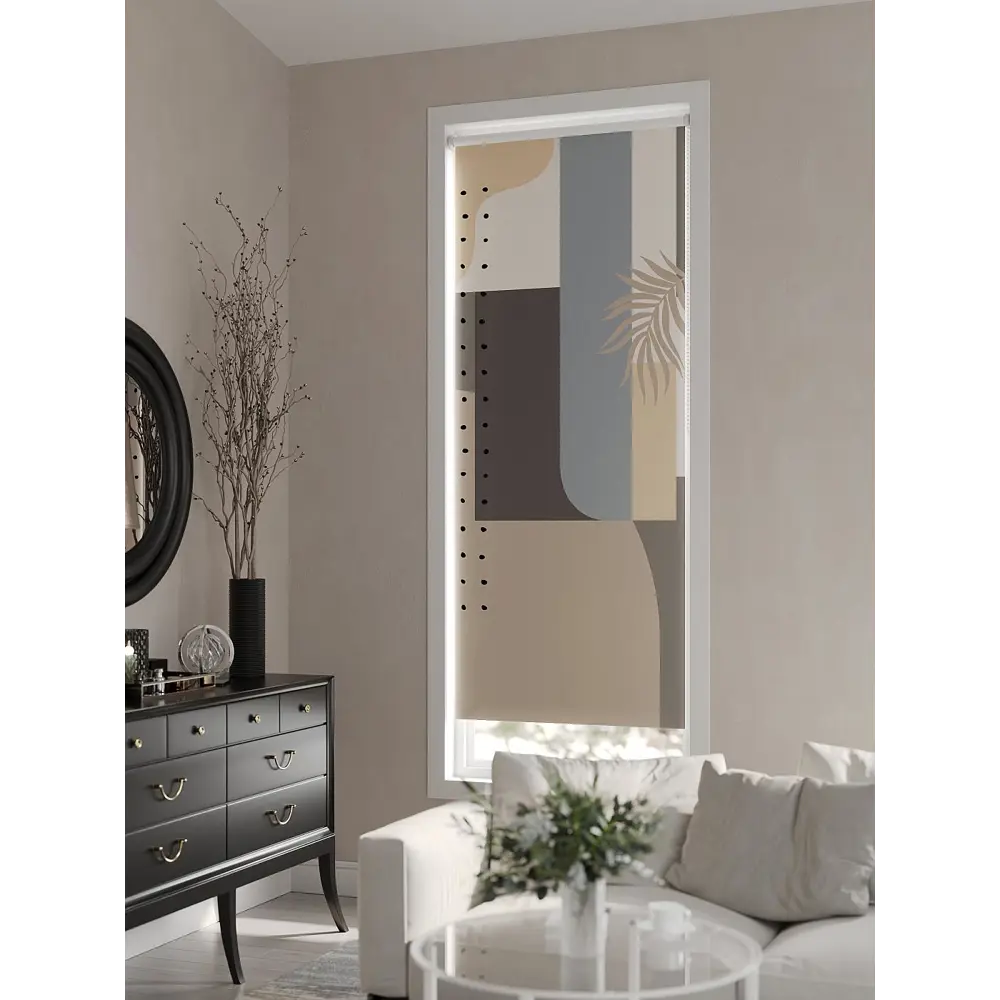 Фото 8 Рулонная штора At Home Лирикас AT782255068, 68x170 см, цвет разноцветный