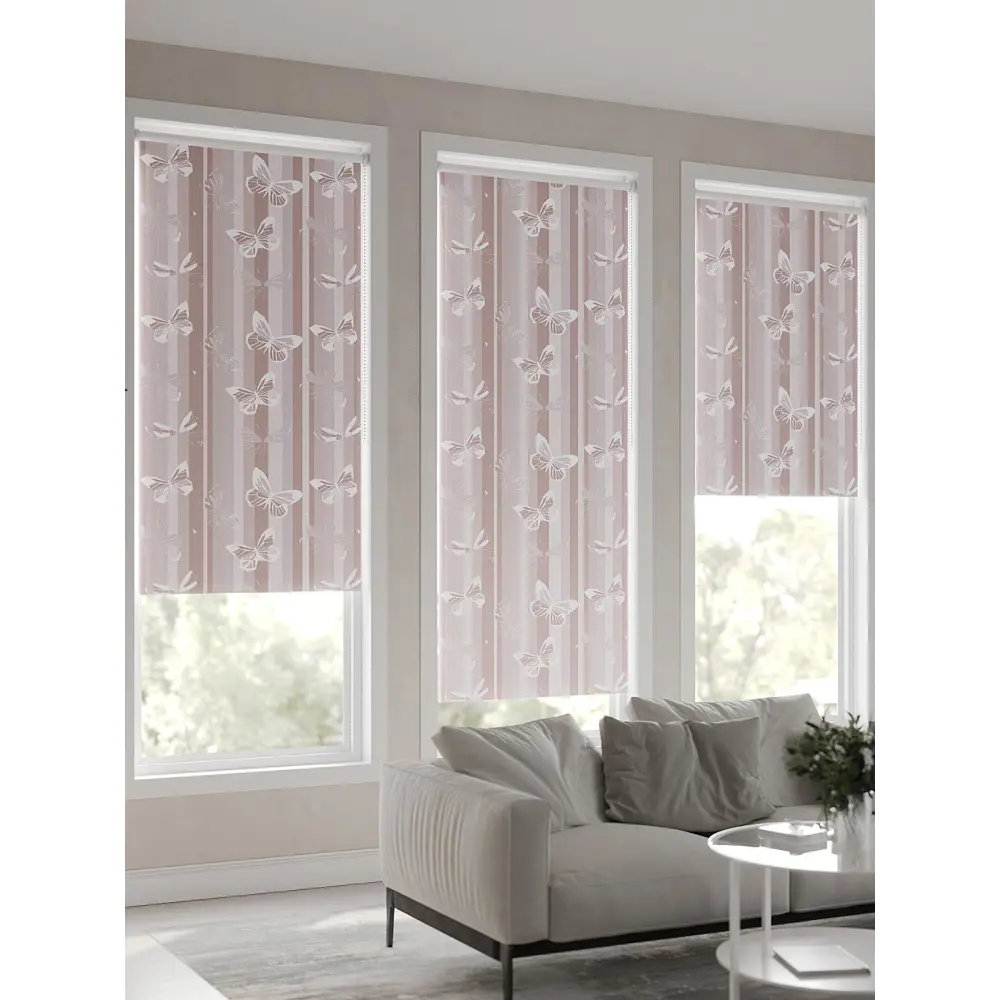 Фото 3 Рулонная штора At Home Лирикас AT782256068, 68x170 см, цвет разноцветный