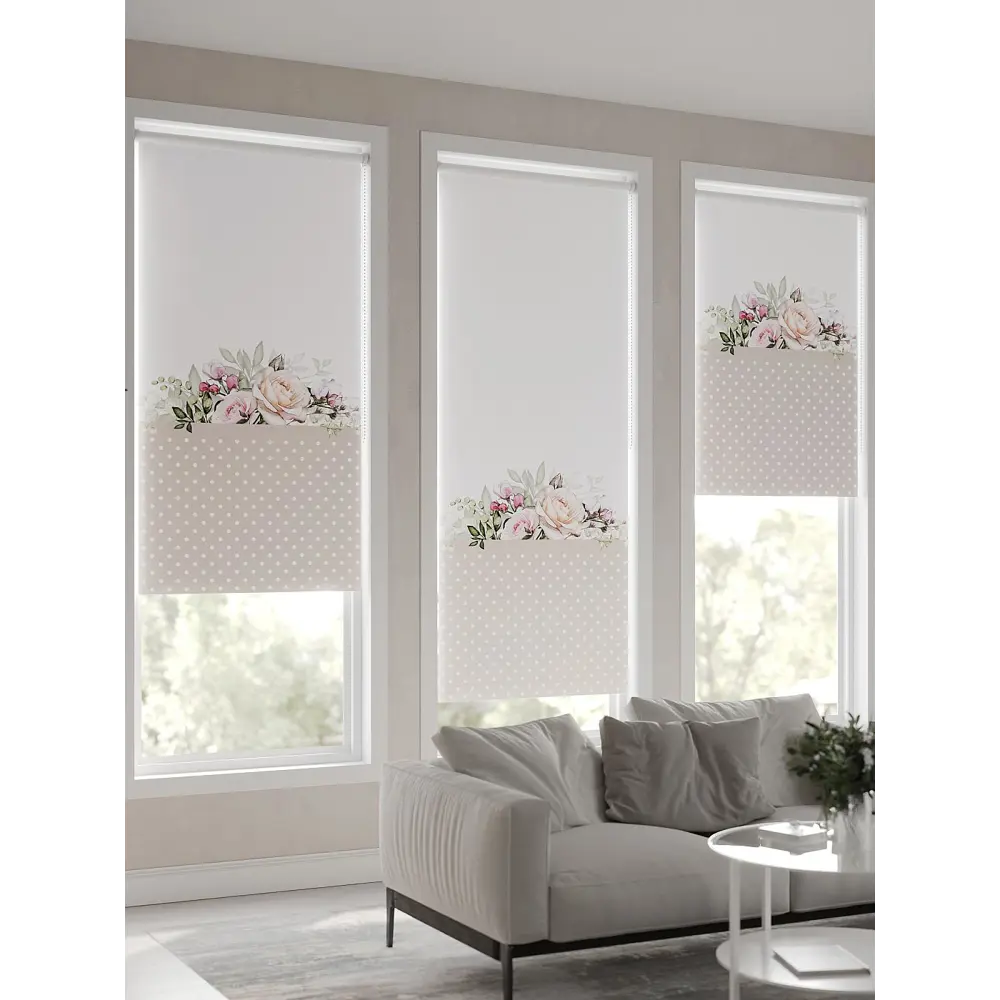 Фото 8 Рулонная штора At Home Лирикас AT782257068, 68x170 см, цвет разноцветный