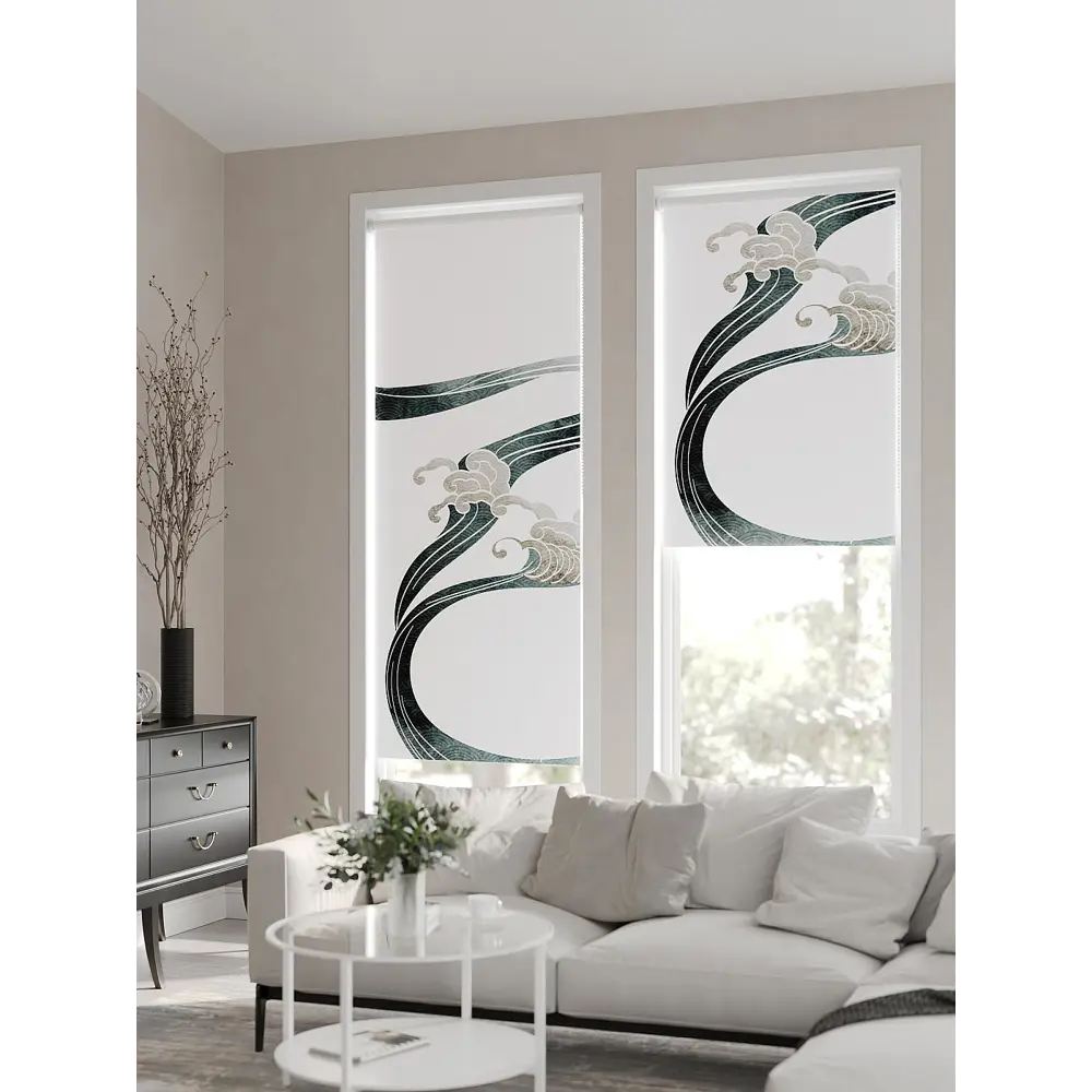 Фото 6 Рулонная штора At Home Лирикас AT782263068, 68x170 см, цвет разноцветный