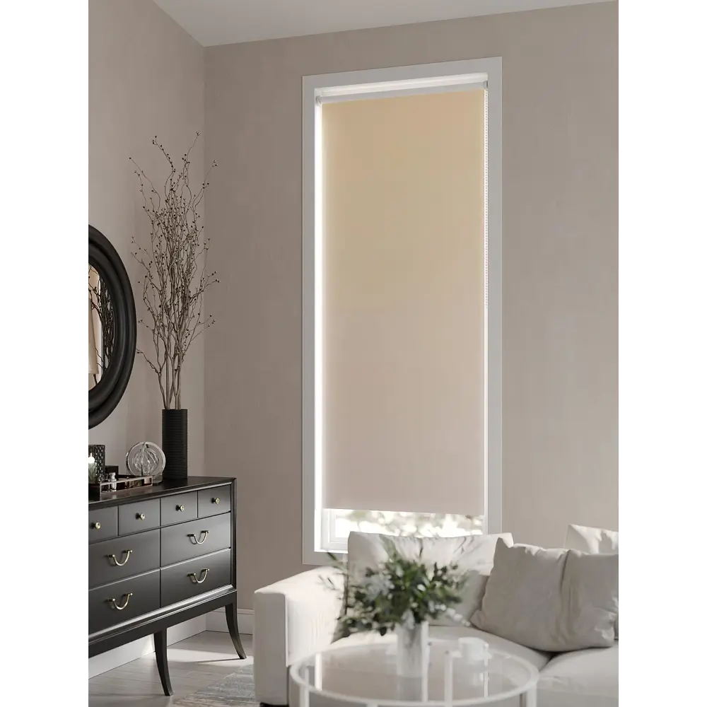 Фото 4 Рулонная штора At Home Лирикас AT782274068, 68x170 см, цвет бежевый