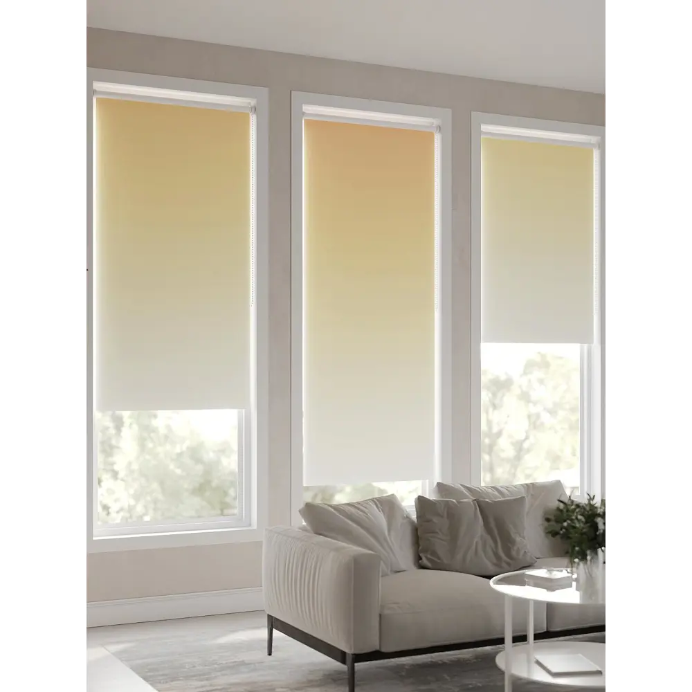 Фото 8 Рулонная штора At Home Лирикас AT782280068, 68x170 см, цвет бежевый, оранжевый