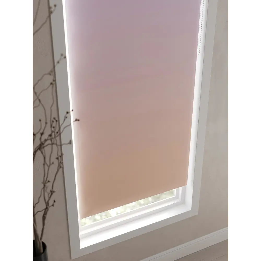 Фото 4 Рулонная штора At Home Лирикас AT782281068, 68x170 см, цвет бежевый, фиолетовый