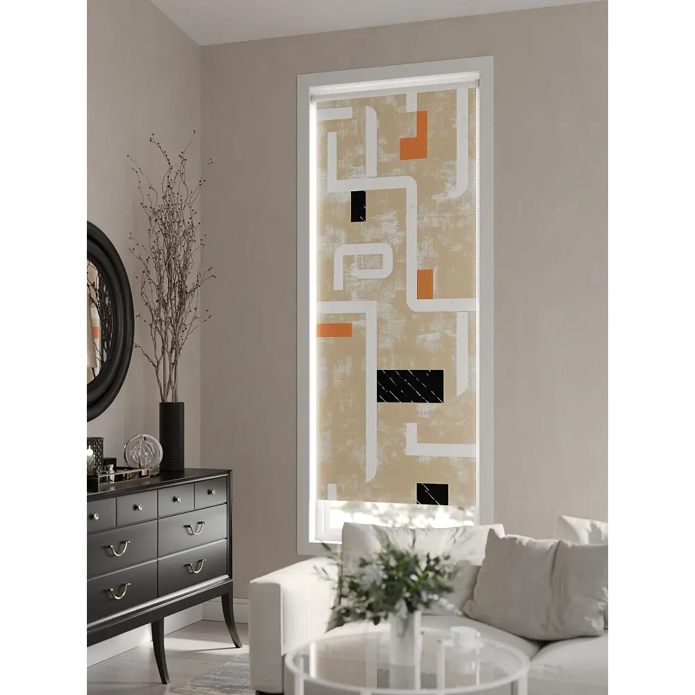 Фото 4 Рулонная штора At Home Лирикас AT782282068, 68x170 см, цвет разноцветный