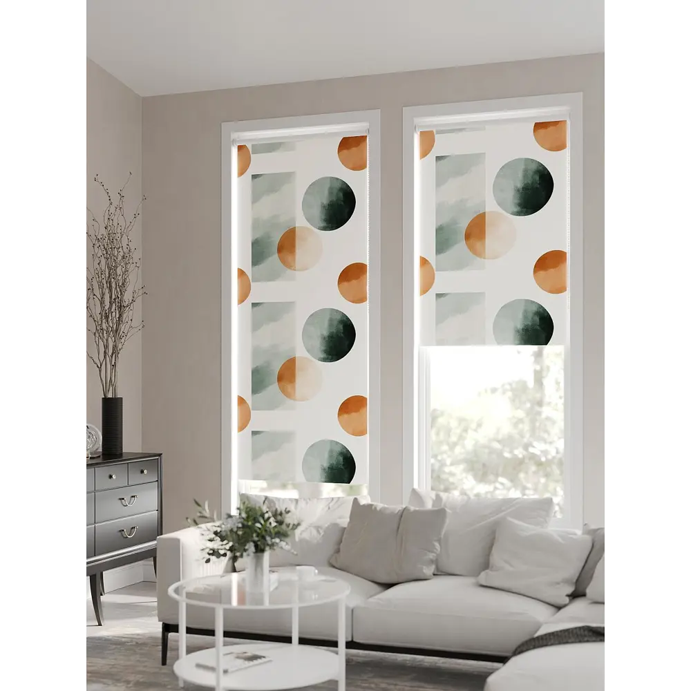 Фото 9 Рулонная штора At Home Клартис AT782225062, 62x170 см, цвет разноцветный