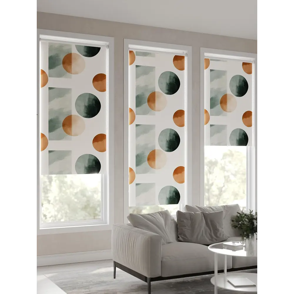 Фото 3 Рулонная штора At Home Клартис AT782225062, 62x170 см, цвет разноцветный